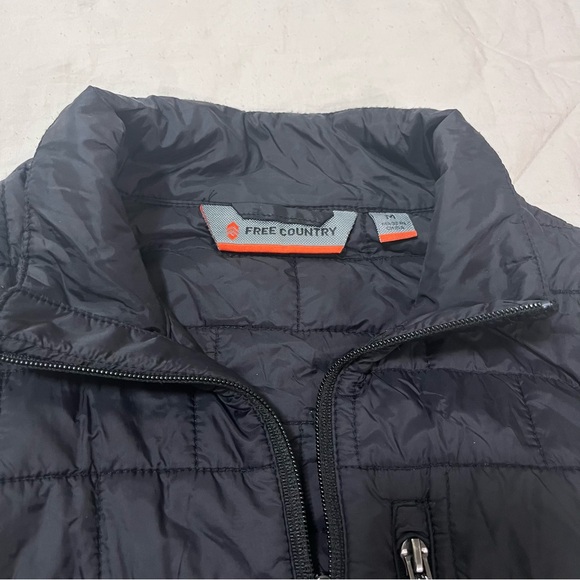 Free Country Mens Lightweight Black Puffer Vest Size Medium - Picture 5 of 8